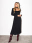 DRESS LAVERN MIDI BLACK